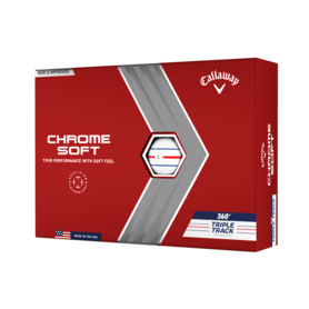 Callaway Limited Edition Chrome Soft 360 Triple Track - Golfball