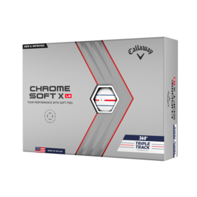 Callaway Limited Edition Chrome Soft X LS 360 Triple Track - Golfball